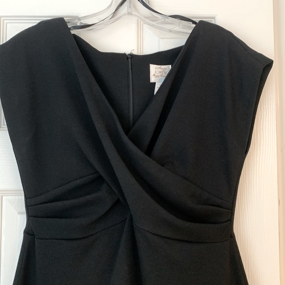 Suzi Chin for Maggy Boutique - Little black dress with empire waist.